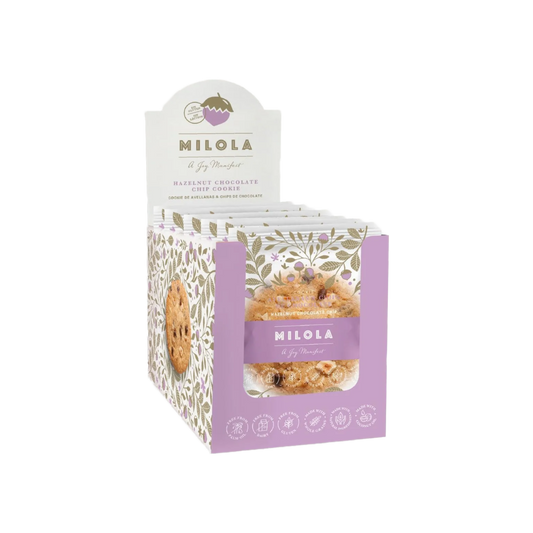 Cookie avellanas chips chocolate sin gluten Milola