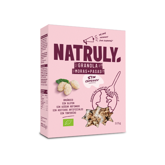Granola Moras y Pasas Bio Natruly Glend