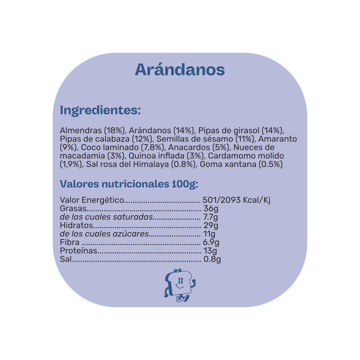 Granola Arándanos & Cardamomo Bio