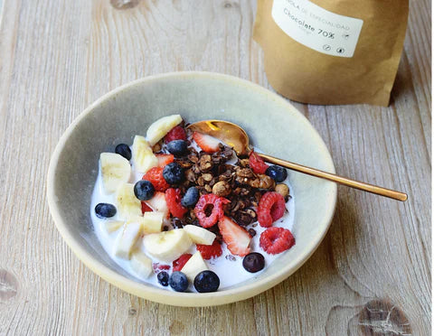 Granola Chocolate 80% y Avena — La Luciérnaga