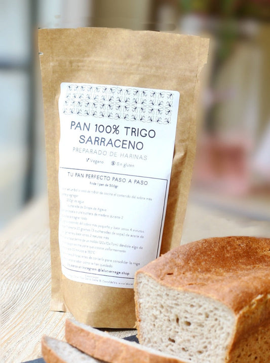 Pan de Trigo Sarraceno - Preparado de Harinas Sin Gluten