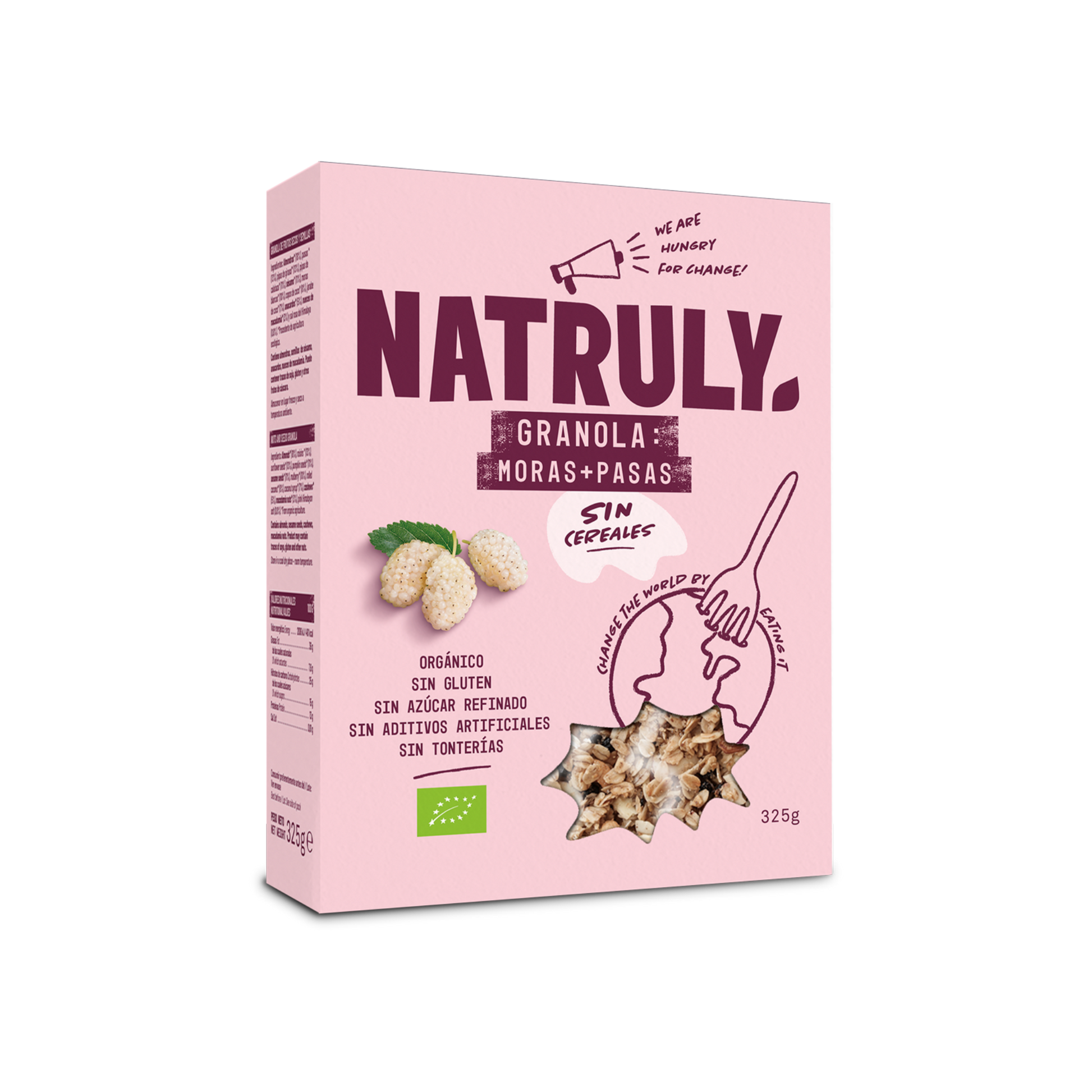 Granola Moras y Pasas Bio Natruly Glend