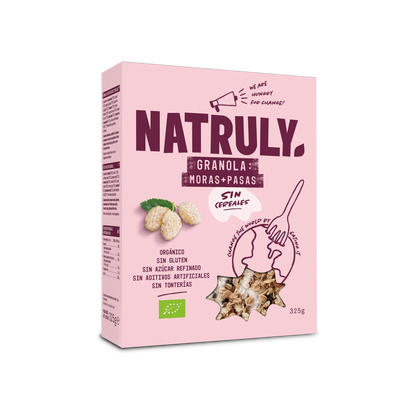 Granola Moras y Pasas Bio Natruly Glend