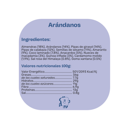 Granola Arándanos & Cardamomo Bio