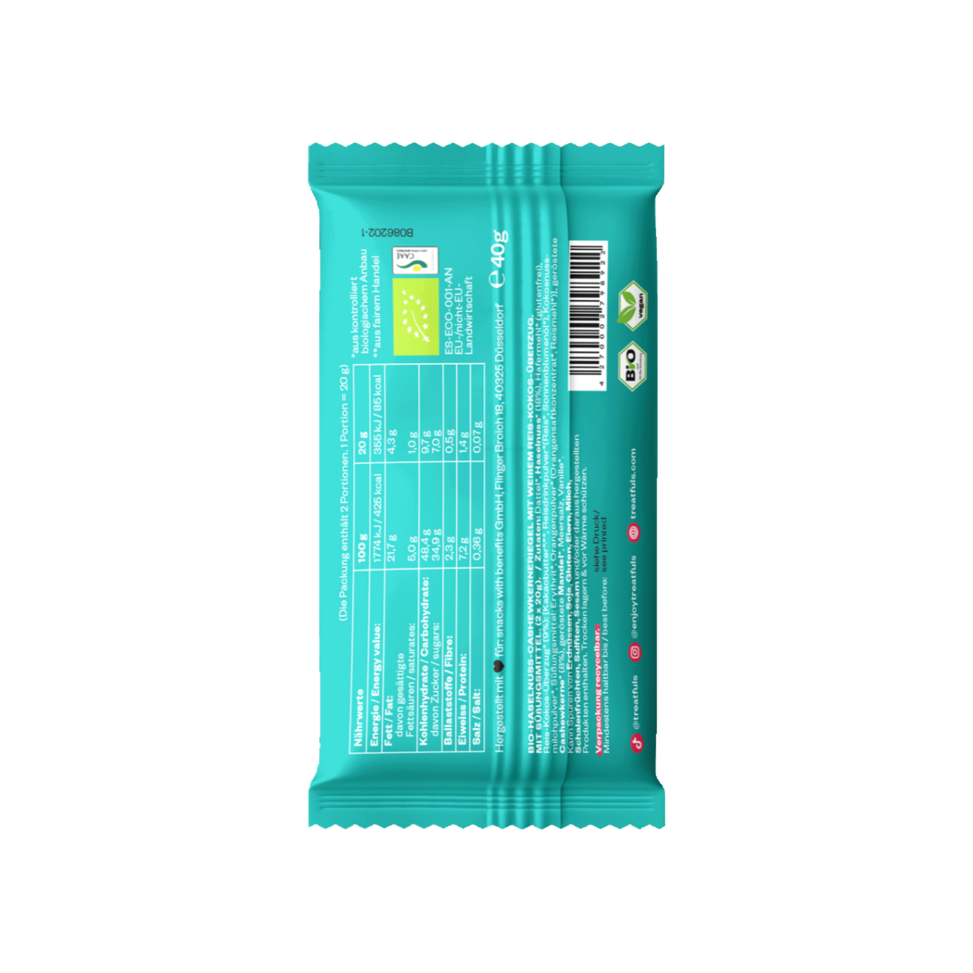 Barrita Choco Blanco & Avellana Treatfuls