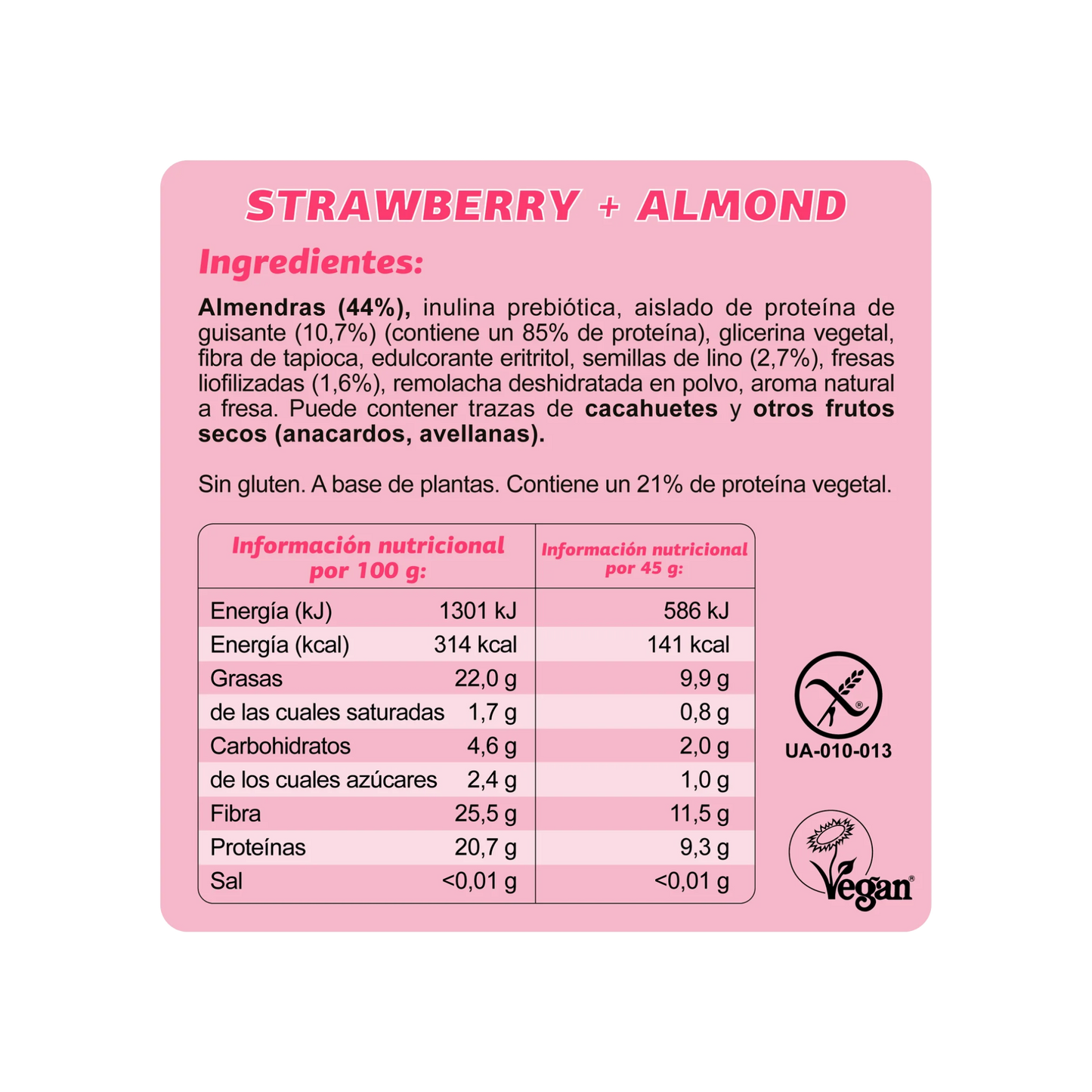 Keto Bar Strawberry & Almond