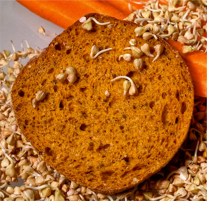 Pan Zanahoria Sarraceno Germinado