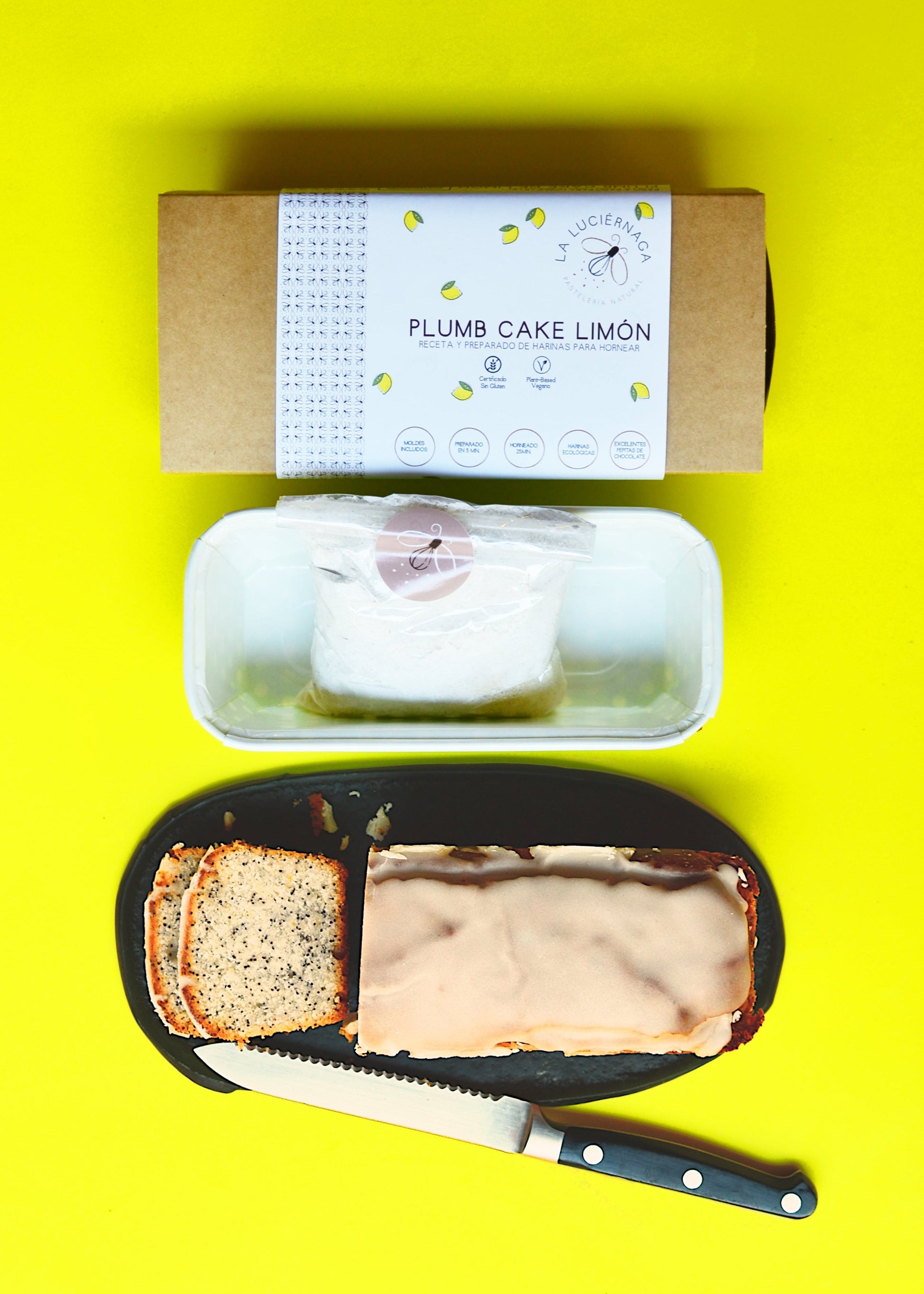 Plumb Cake Limon - Preparado de Harinas Sin Gluten